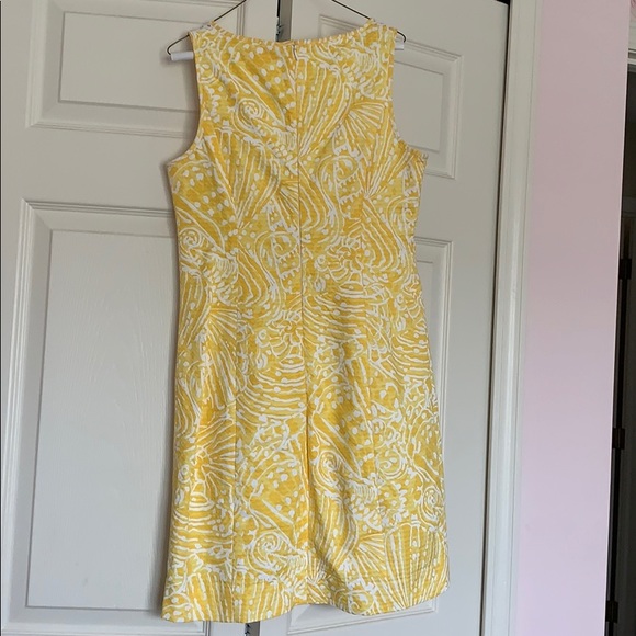 Lilly Pulitzer yellow and white shirt dress - Picture 5 of 5